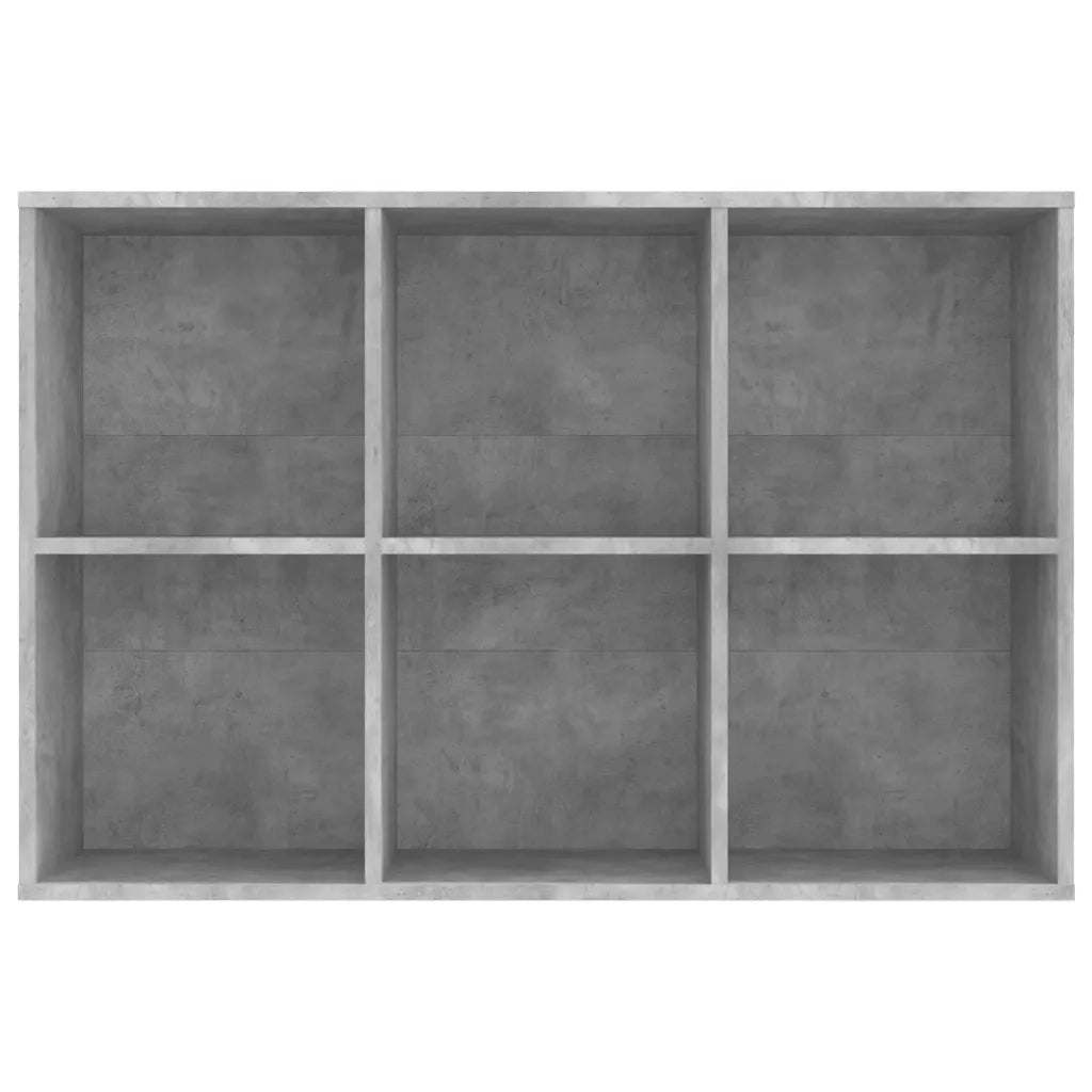 Libreria/Credenza Grigio Cemento 66x30x98 cm Legno Multistrato 800346