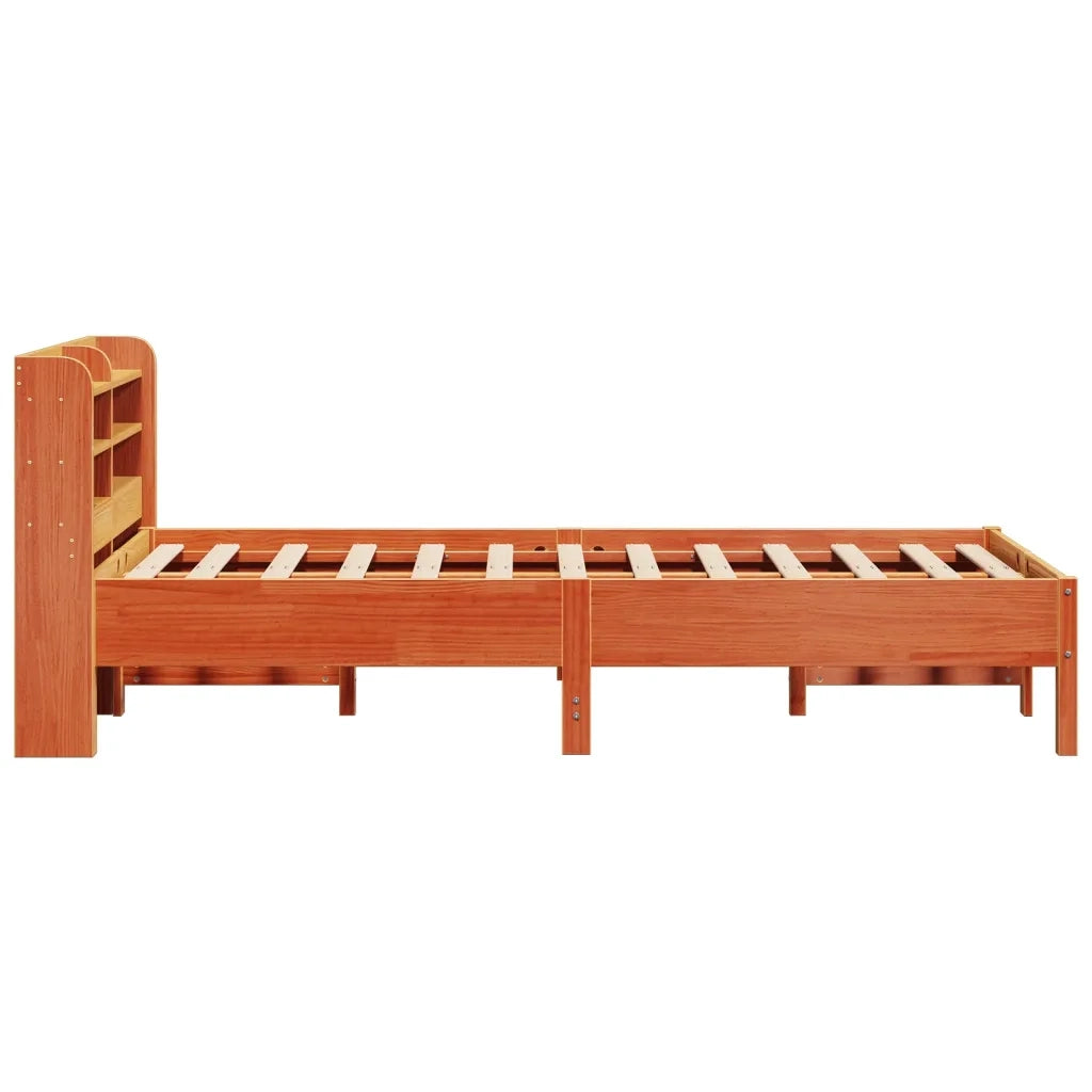 vidaXL Letto senza Materasso Marrone Cera 120x190 cm in Legno di Pino