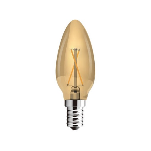 IMPERIA Lampada LED E14 Oliva Vintage Luce calda