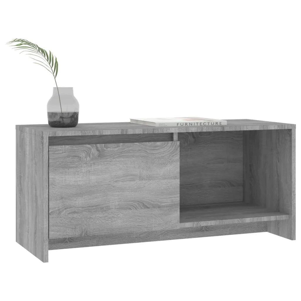 Mobile Porta TV Grigio Sonoma 90x35x40 cm in Truciolato 813018