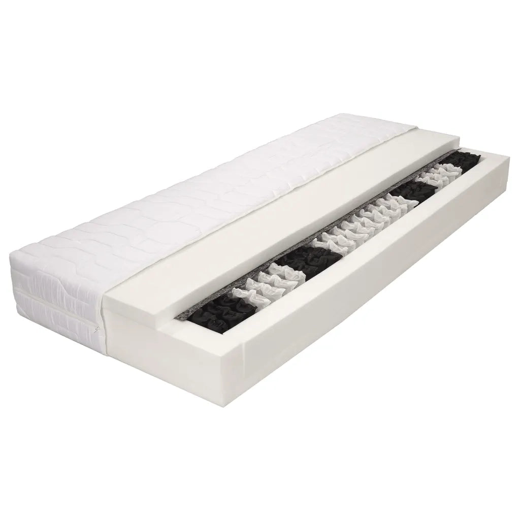 Materasso-Materasso per letto 100x200 cm 7 Zone a Molle Insacchettate 20 cm H2