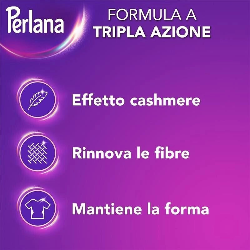 PERLANA DETERSIVO DELICATI LAVATRICE LIQUIDO PER LANA SETA E DELICATI EFFETTO CASHMERE E FIBRE RINNOVATE 28 LAVAGGI