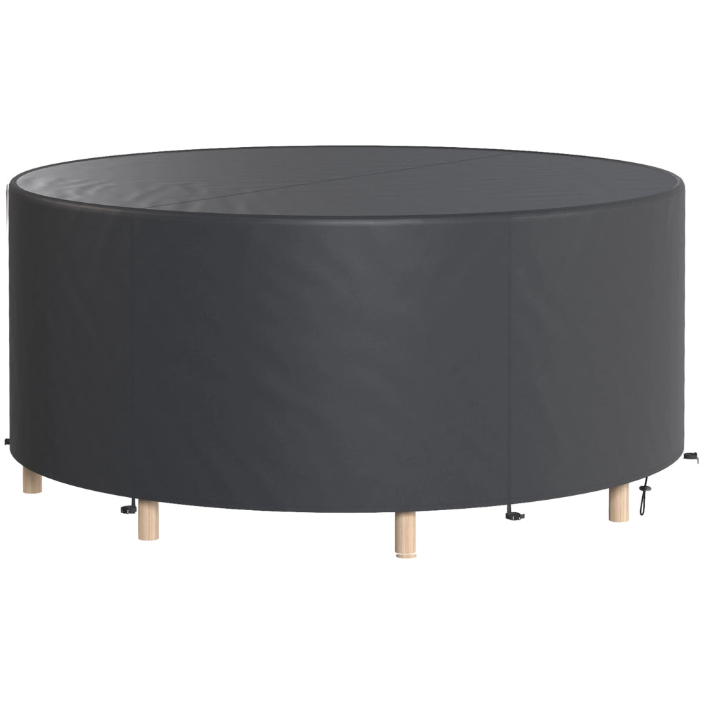 Copertura per Mobili da Giardino Invernale Impermeabile Anti-UV ¨C zephmum ¨C 214x70 cm Nero