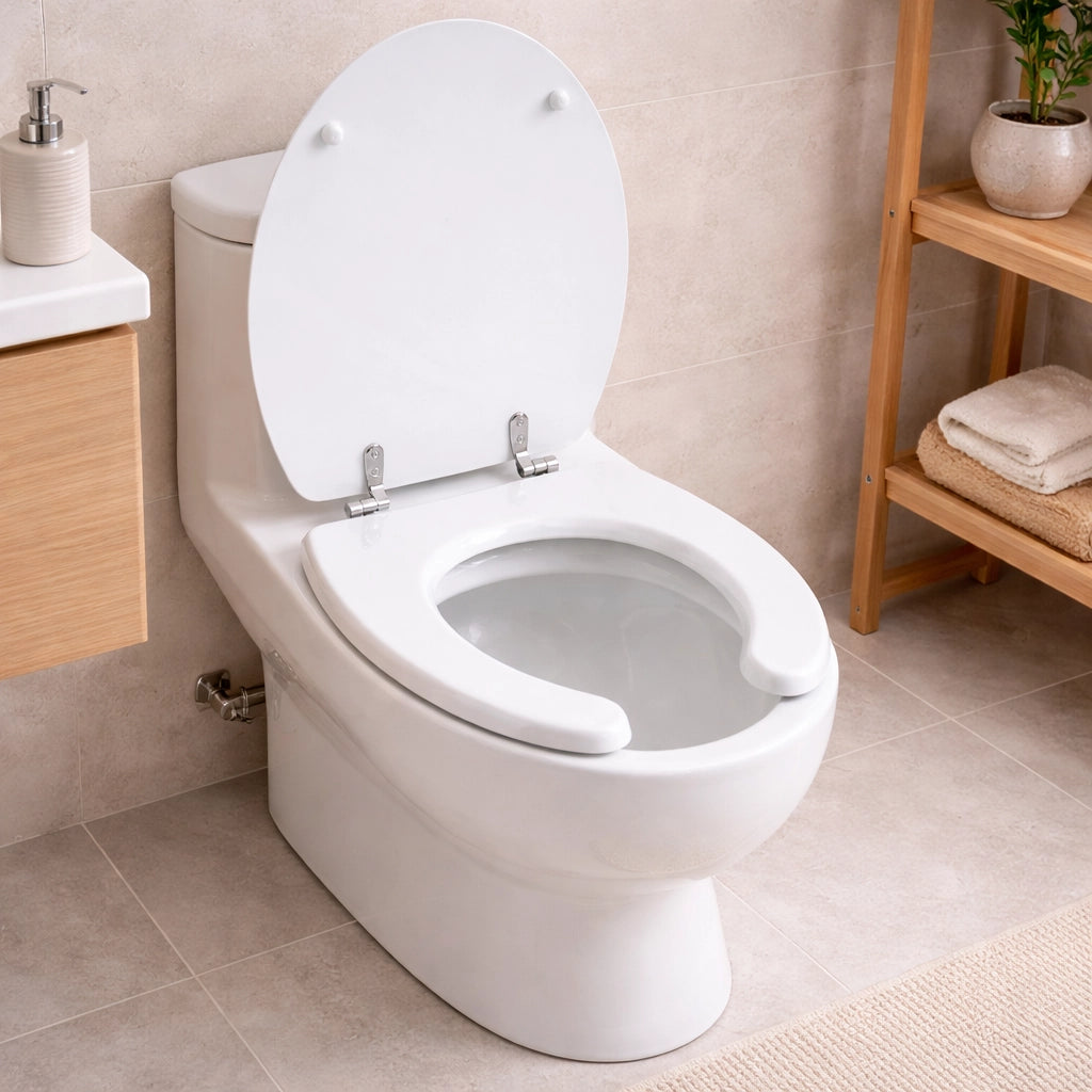 Copriwater Copri Water Wc Bagno Per Disabili Apertura Centrale 45x38 cm 69245