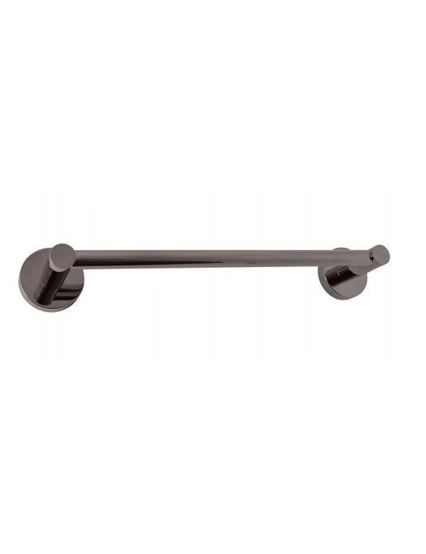 Portasciugamani a parete COLORADO in metallo spazzolato ottone grigio 34,3x7,2cm