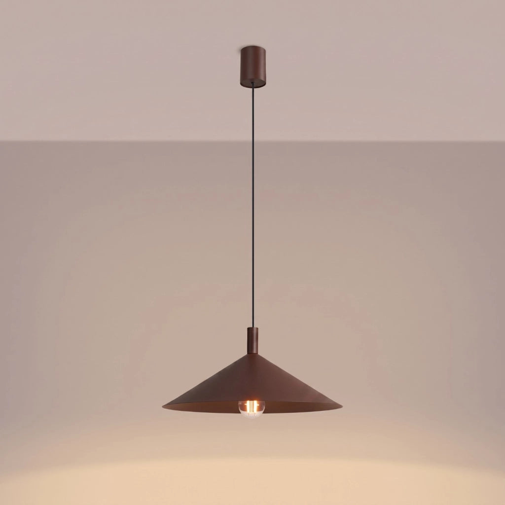 Lampada a sospensione NOX 40 marrone
