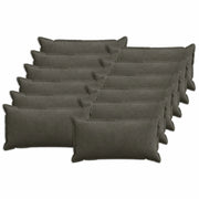 Federa 12 pz HOUTEN Antracite 40 x 80 cm corduroy 918186