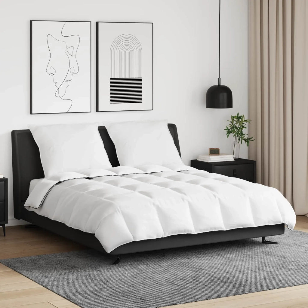 Duvet Invernale con cuscino 3 pcs Bianco Piuma d'anatra 3376897