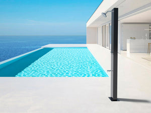 Doccia Solare da Giardino 40L Miscelatore e Lavapiedi Dora Baltea N