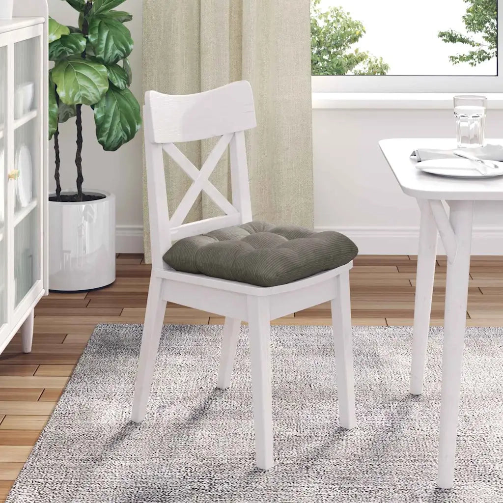 Cuscini per Seduta 4 pcs Grigio chiaro 40 x 40 cm 42015095