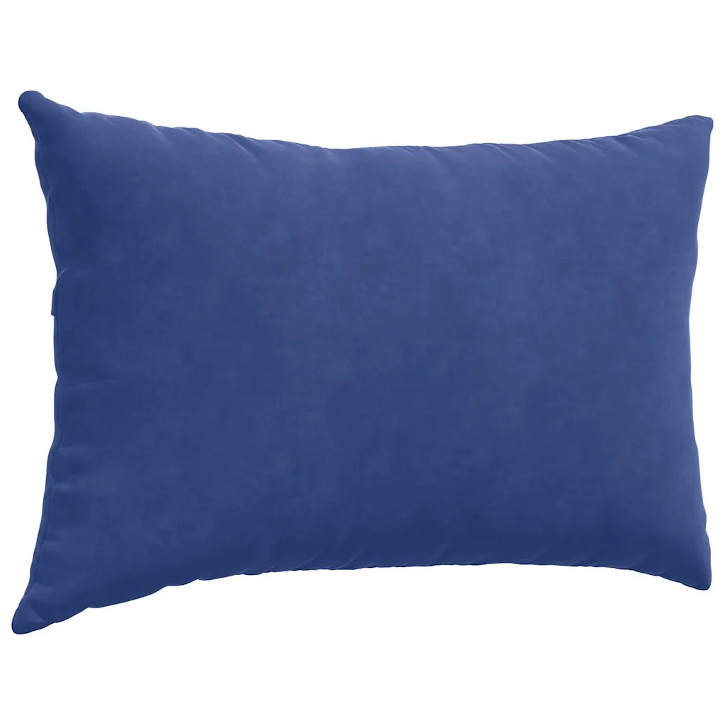Cuscini da Divano 2 pcs Blu Polizia 60 x 40 cm Tessuto in Cords