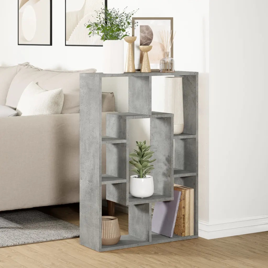 Libreria Grigio Cemento 63x20x90 cm in Truciolato 858141