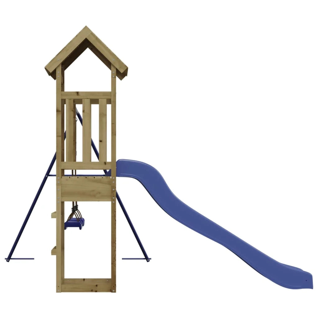 Area giochi da esterno 255 x 160 x 162 cm legno di pino impregnato 02_0004631