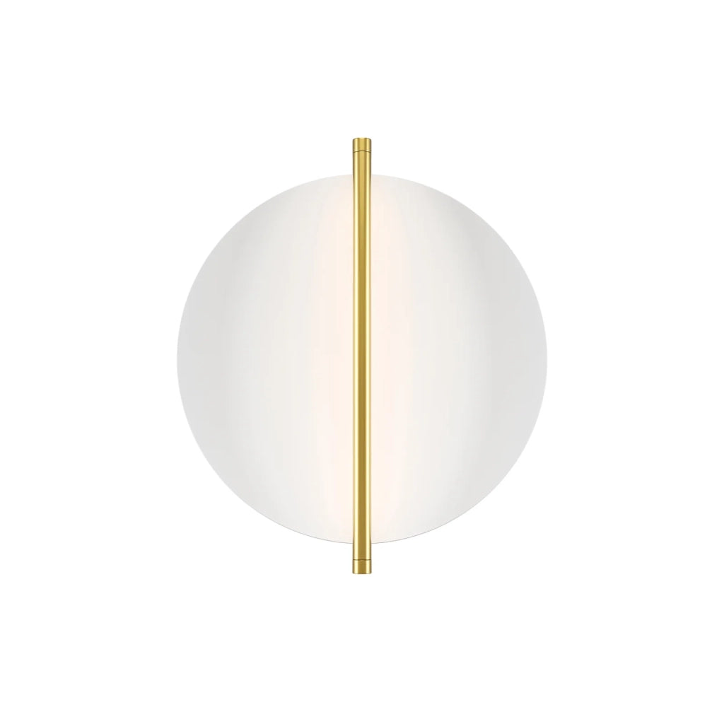 Maytoni Applique moderna Mira 1 luce LED integrato oro alluminio