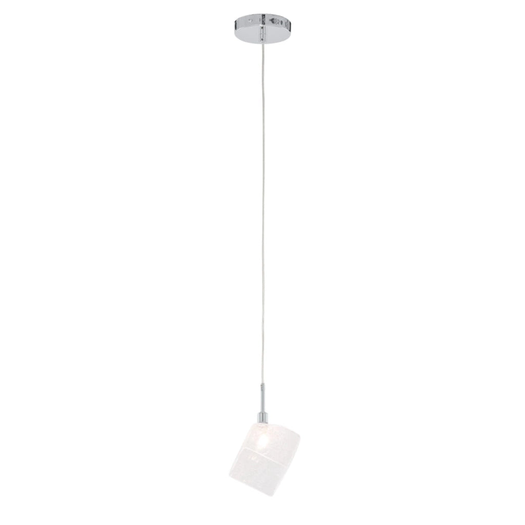 Lampada a sospensione Italux Zen cromo Ø12cm G9 28W