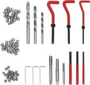 Kit di riparazione a 75 pezzi per auto - M6, M8, M10 Helicoil con bobine a spirale e componenti di riparazione