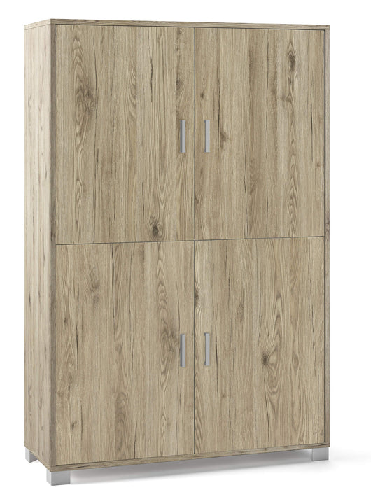 Mobile 4 Ante 107x162x41 cm Rovere Naturale