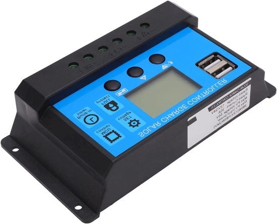 Regolatore di carica MPPT con sensore di temperatura per sistema batteri 36/48V - carica efficiente (30A)