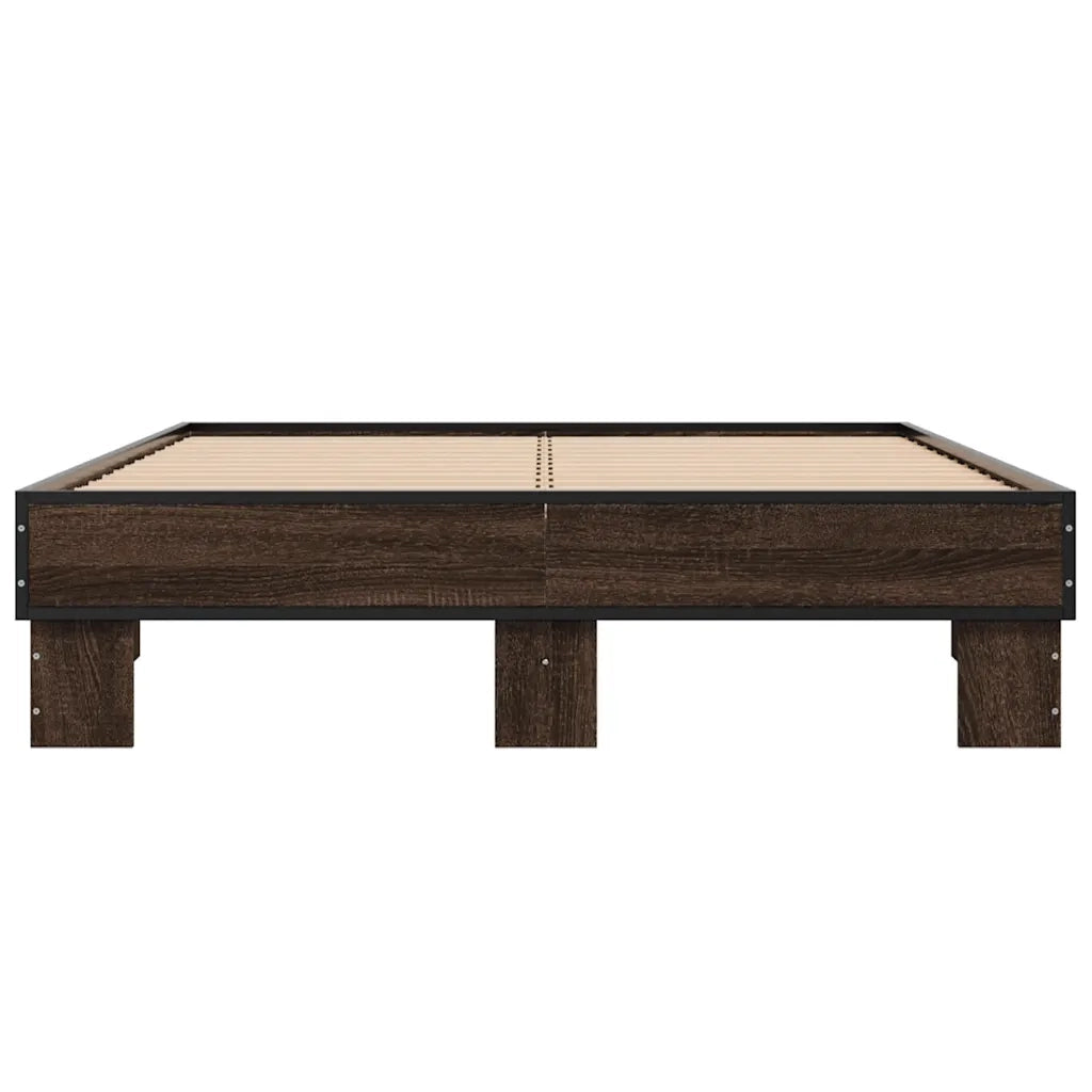 Giroletto Rovere Marrone 140x190cm in Legno Multistrato Metallo 845901