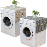 Set di 2 Coproni di Cotone per Lavatrice e Frigorifero - 130x55cm con Tasca di Ripostiglio