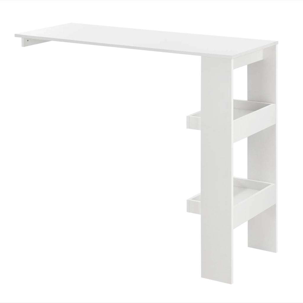 Elegante tavolo da bar bistrot 120 cm bianco 03_0006215