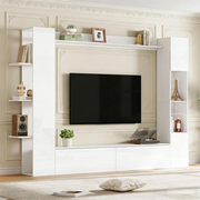 Mobile Parete Soggiorno con Vetrina e Credenza ¨C Xylo ¨C Bianco