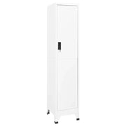 Armadietto con Serratura Bianco 38x45x180 cm in Acciaio cod mxl 64498