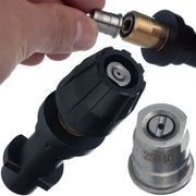 Lancia Mini con Ugello Piatto compatibile con Idropulitrici Kärcher K2-K7 – Pressione Max 160 Bar, Lunghezza 10 cm