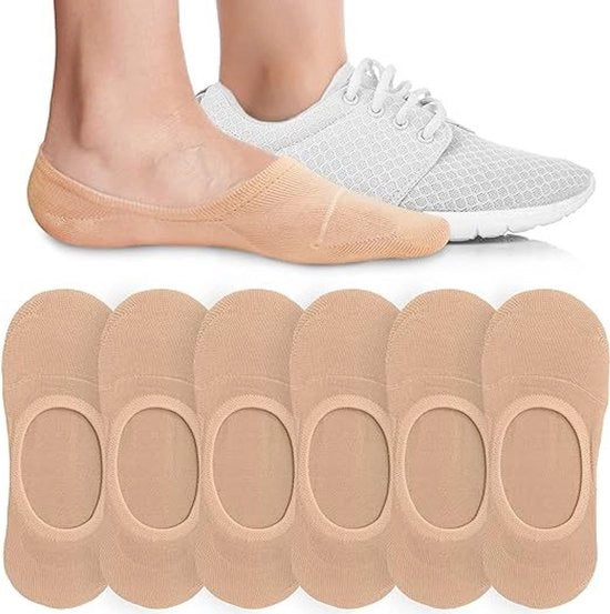 Tre pair di calze invisibili per donna - Tre pair di calze per allenamento - Calze normali sottili e respiranti - Antiscivolo e non sfregano la piattaforma - Calze invisibili con antiusura