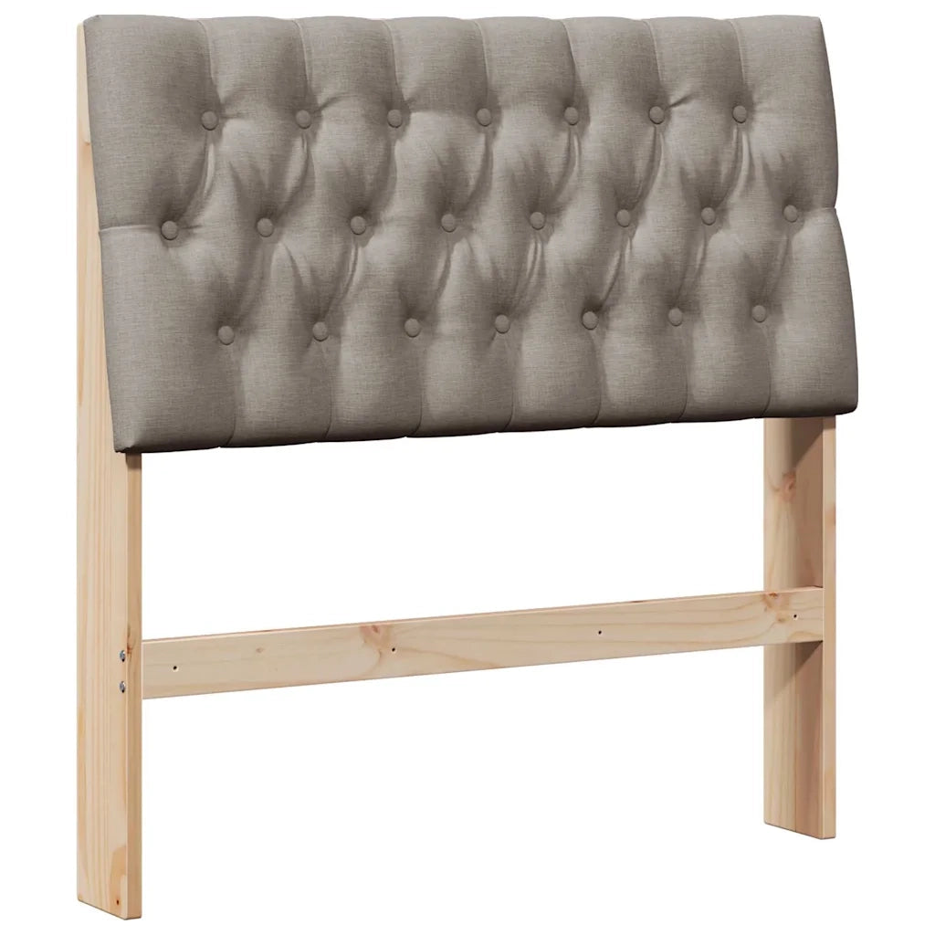 Testiera imbottita Talpa 90 cm Pino massello 879362
