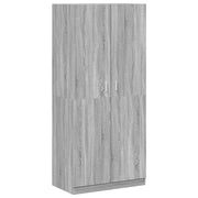 Armadio Grigio Sonoma 90x52x200 cm in Legno Multistrato CFW2017792