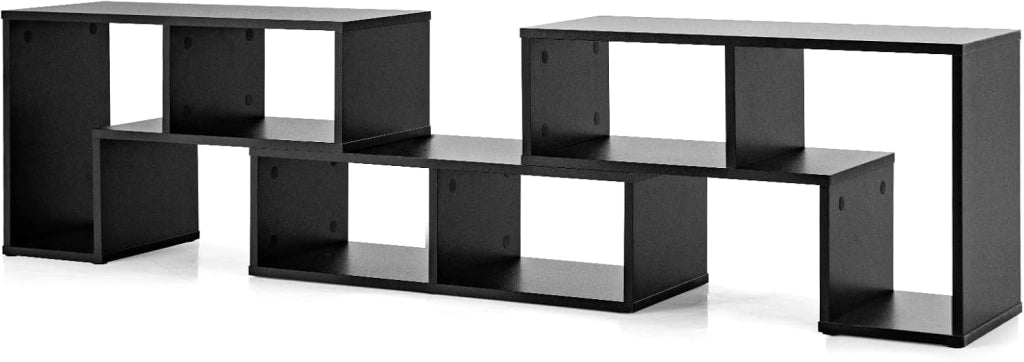 Set di mobili per TV da 3 pezzi, tavolo per TV da 50-65 pollici, multifunzionale stand a terra con 6 scomparti, combinabile liberamente a seconda dello spazio, per soggiorno e camera da letto