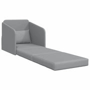 Divano letto | Sof¨¤ letto | Letto singolo Grigio chiaro 65 x 80 x 83 cm Tessuto