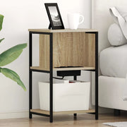 vidaXL Armadio da Notte 2 pcs rovere sonoma 38 x 31 x 61 cm