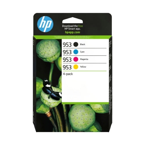 Hp 6zc69ae 953 ink cmyk 4pack