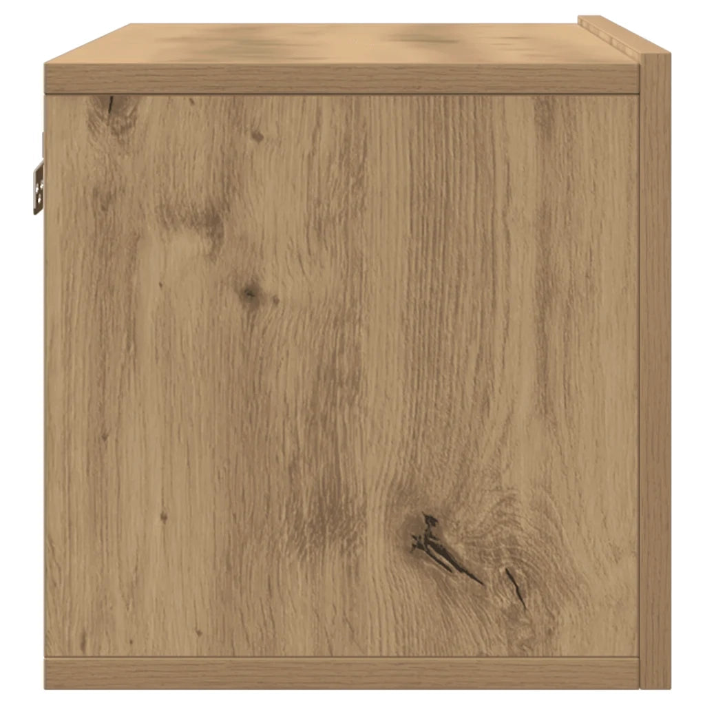 Mobili TV a Parete 2pz Rovere Artigianale 80x30x30 cm 857016
