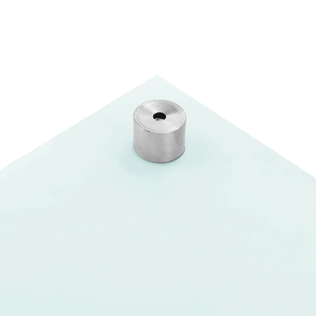 Paraschizzi da cucina con protezione antispruzzo design moderno 100 x 50 cm vetro temperato bianco 02_0046326
