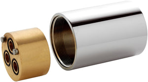 Prolunga per corpo monocomando doccia incasso cartuccia diam. 40 mm.