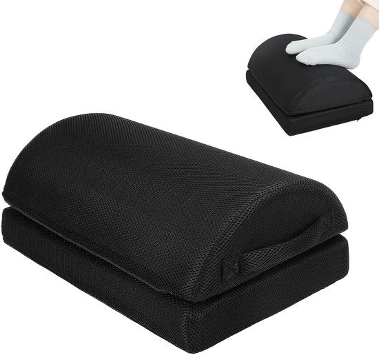 Sedile per piedi, Sedile per piedi ergonomico, Cuore di Memory Foam, Utilizzabile come sedile per piedi, Sedile per piedi per ufficio e riduzione dello stress in ufficio e a casa
