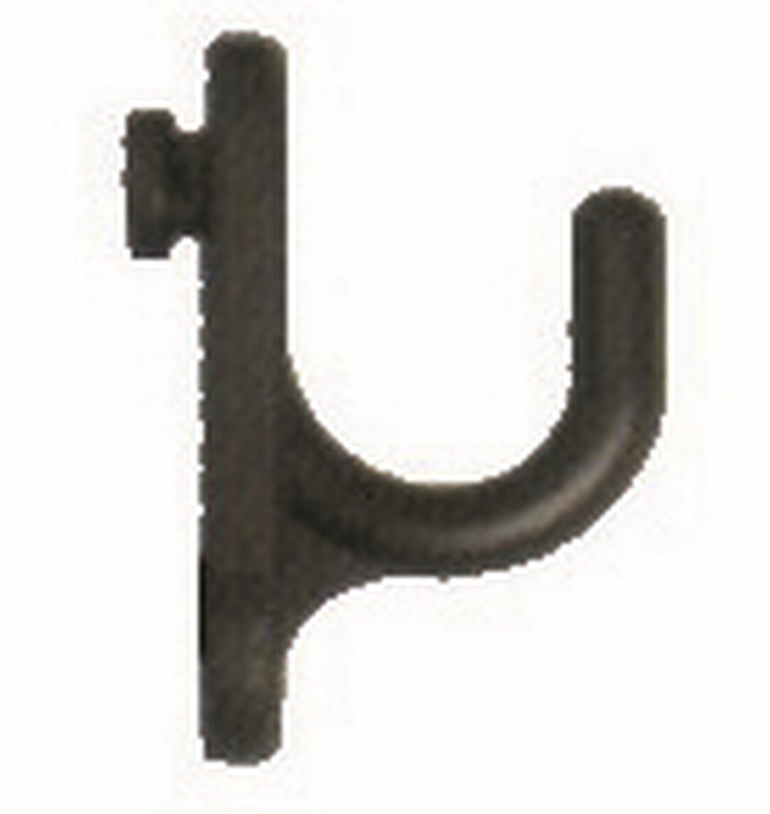 gancio plastica x pannelli forati fig.6 "curvo" cod:ferx.55852