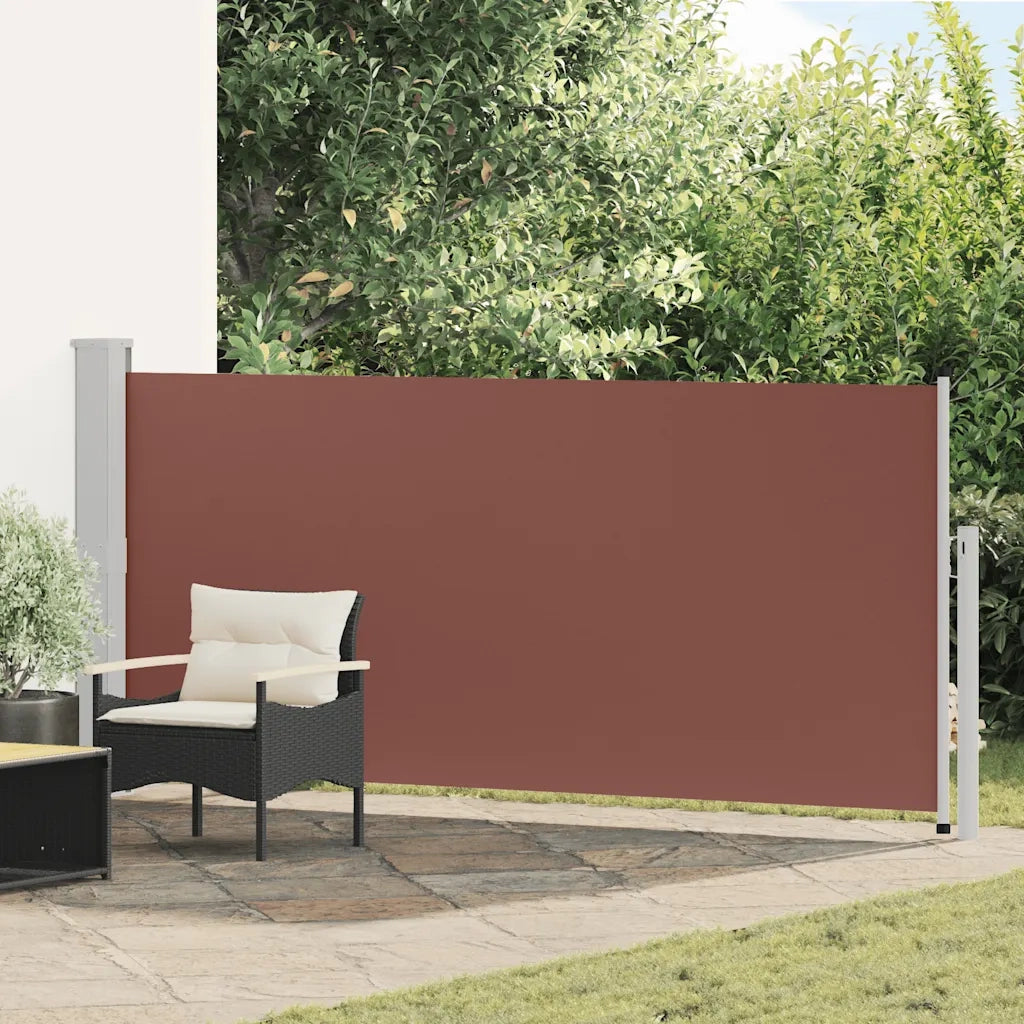 Tenda da Sole | Tenda parasole Laterale Retrattile 140 x 300 cm Marrone