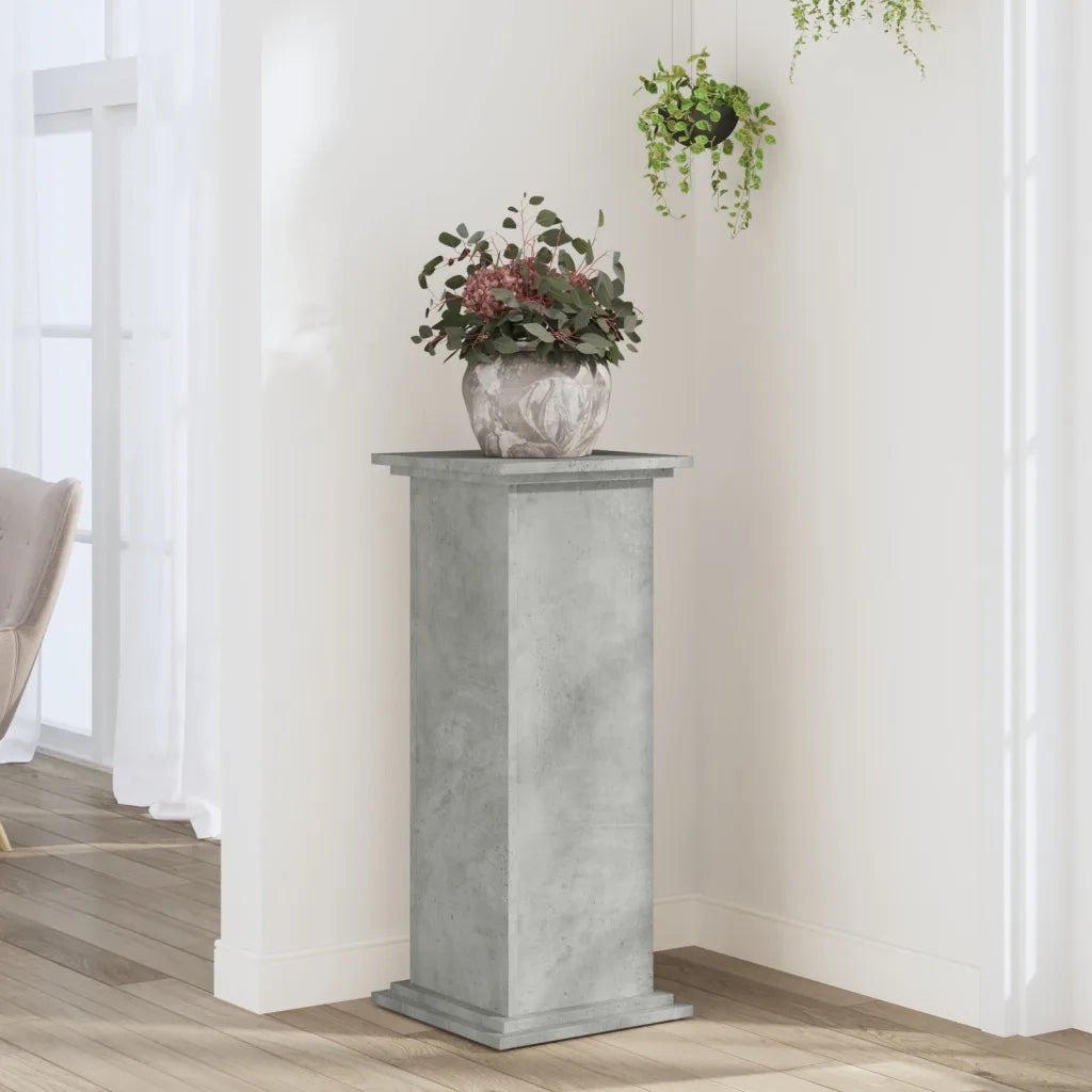 Supporto per piante | Sostegno per piante Grigio 33x33x80 cm in Legno Multistrato