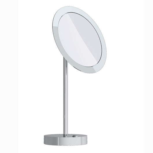 Lineabeta - Specchio ingranditore 3x da appoggio orientabile con luce a led