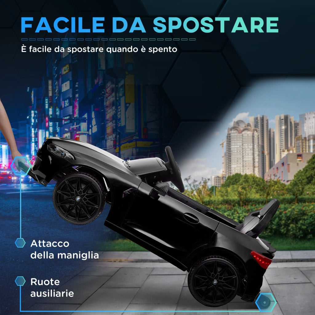 Auto Elettrica Bambini ¨C Minimal ¨C 108x69.5x51 cm, Nera