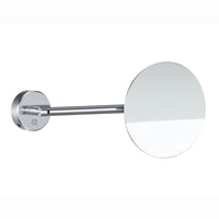 Lineabeta - Specchio ingranditore a parete Mevedo 3x snodato con luce a led