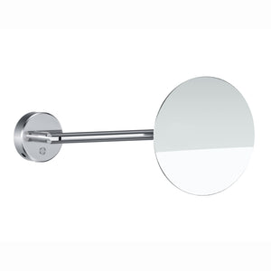 Lineabeta - Specchio ingranditore a parete Mevedo 3x snodato con luce a led