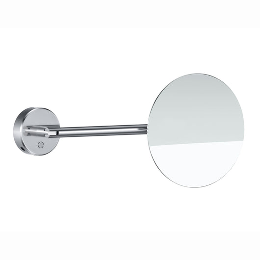 Lineabeta - Specchio ingranditore a parete Mevedo 3x snodato con luce a led