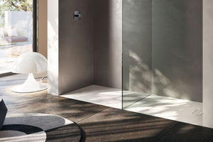 Piatto doccia in acrilico STONE ESSENCE - Bianco - Misura: 80 x 140 cm