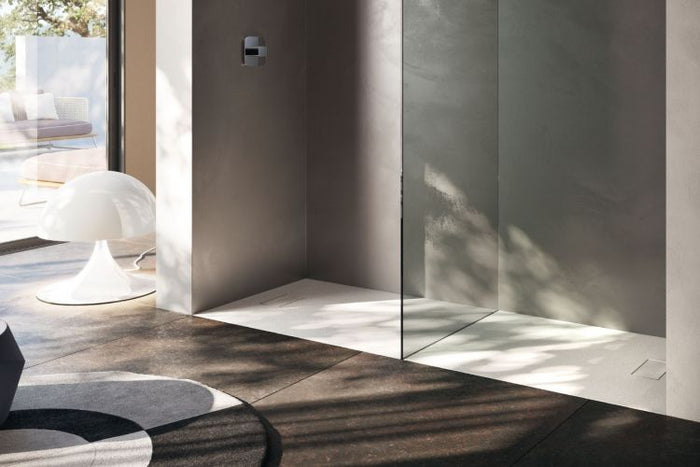 Piatto doccia in acrilico STONE ESSENCE - Bianco - Misura: 80 x 140 cm