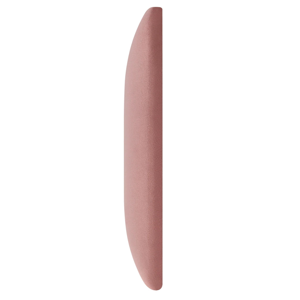Set di 2 cuscini da parete in velluto 90 x 30 cm rosa 03_0010585